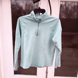 L.L. Bean Blue Fleece Jacket Size Medium